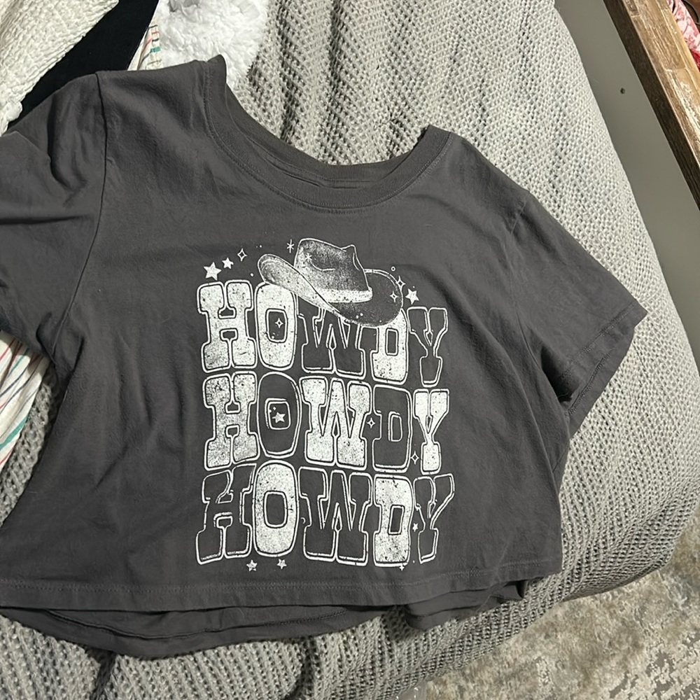 Howdy crop top
